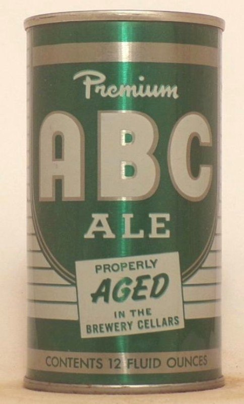 ABC Premium Ale 12 Oz Tab Top Can