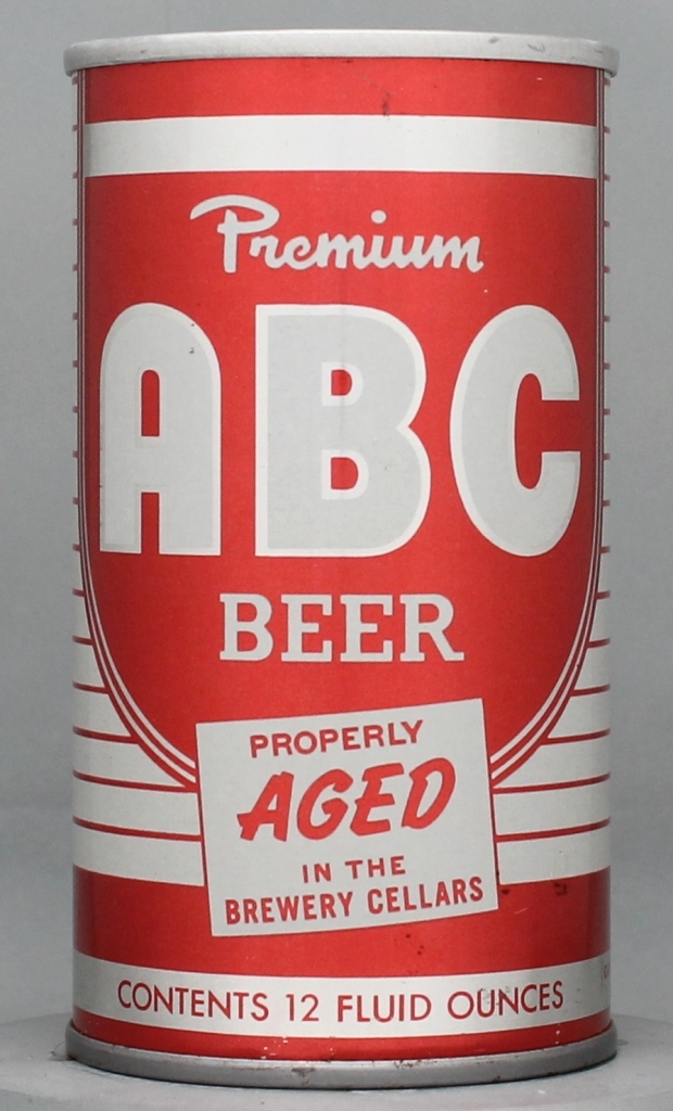 ABC Premium Beer 12 Oz Tab/Insert Top Can