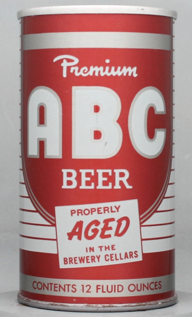 ABC Premium Beer 12 Oz Tab/Insert Top Can