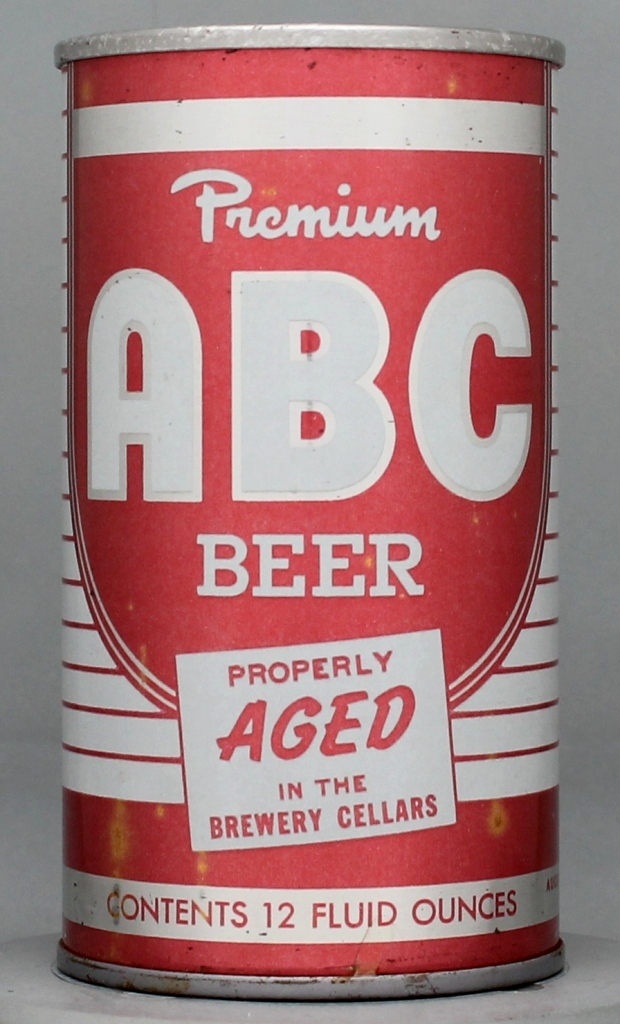 ABC Premium Beer 12 Oz Tab Top Can