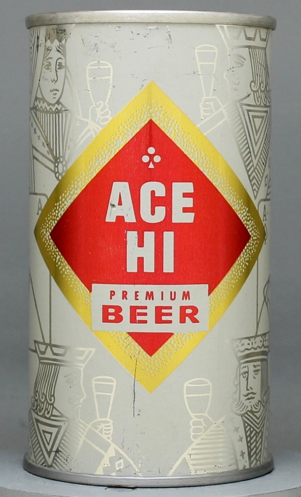 Ace Hi Premium Beer 12 Oz Tab Top Can