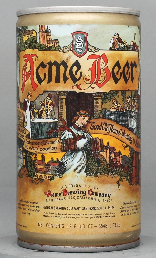 Acme Beer 12 Oz Tab Top Can