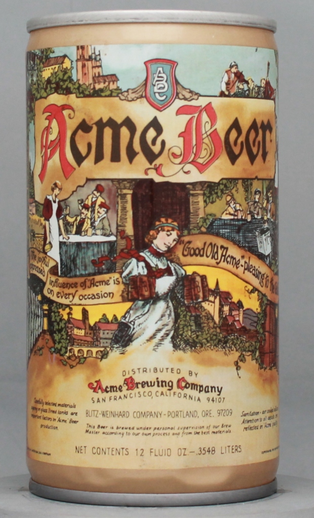 Acme Beer 12 Oz Tab Top Can