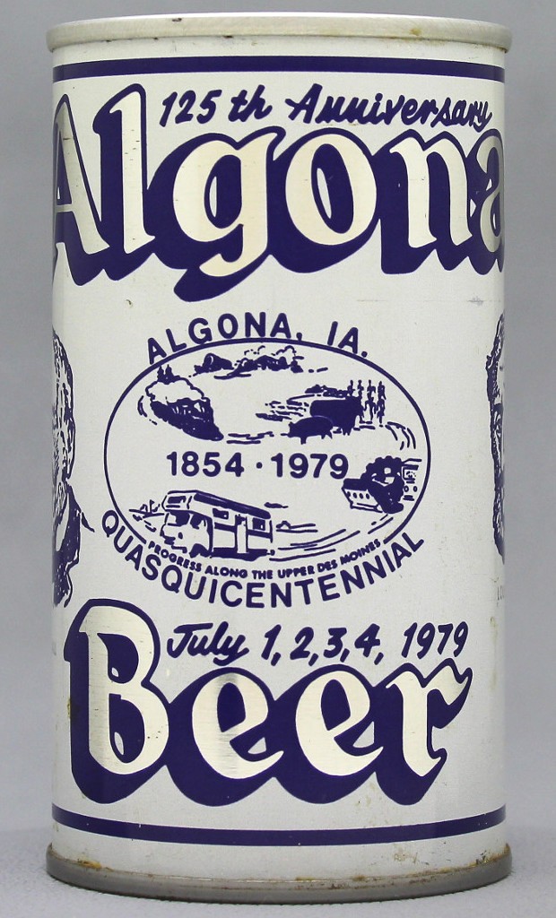 Algona Beer 12 Oz Tab Top Can
