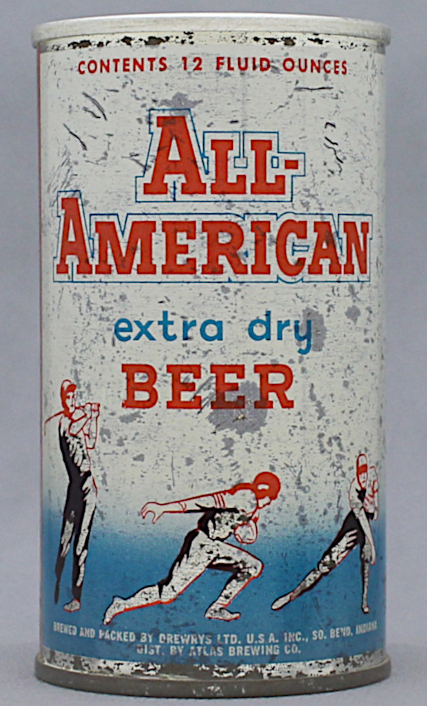 All-american Extra Dry Beer 12 Oz Tab Top Can