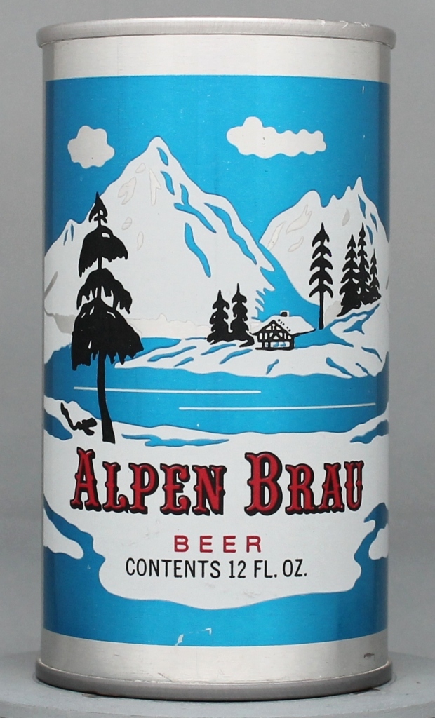 Alpen Brau Beer 12 Oz Tab Top Can