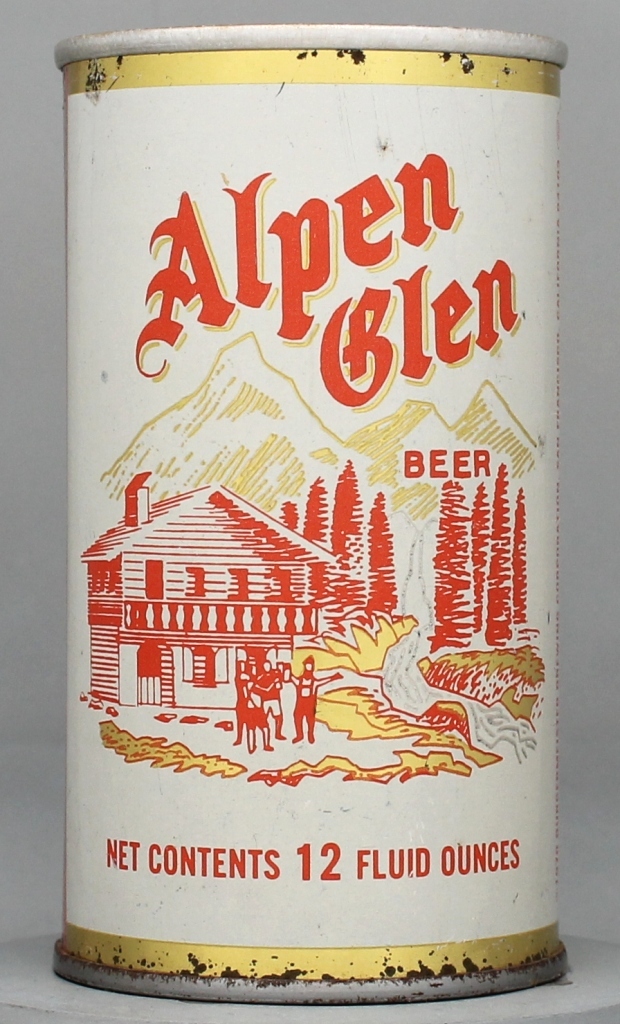 Alpen Glen Beer 12 Oz Tab Top Can