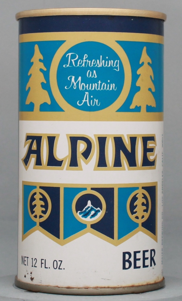 Alpine Beer 12 Oz Tab Top Can