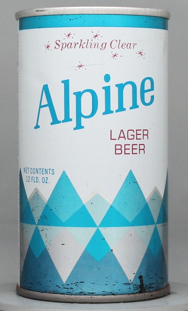 Alpine Lager Beer 12 Oz Tab Top Can