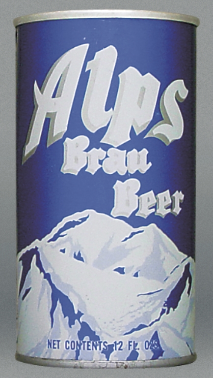 Alps Brau Beer 12 Oz Tab Top Can