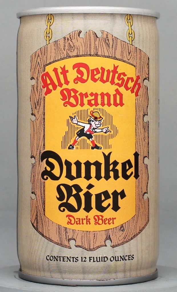 Alt Deutsch Dunkel Bier Beer 12 Oz Tab Top Can