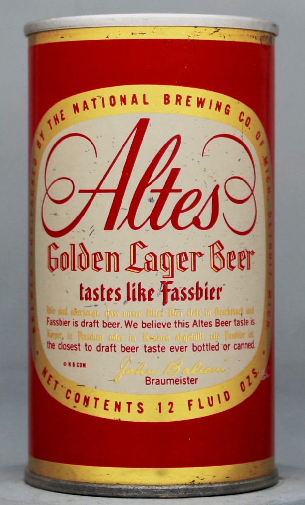 Altes Golden Lager Beer 12 Oz Zip Top Can