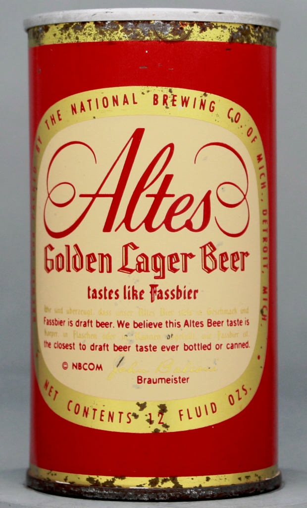 Altes Golden Lager Beer 12 Oz Zip Top Can