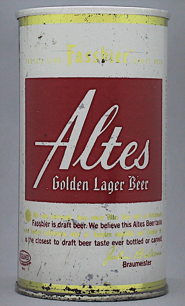 Altes Golden Lager Beer 12 Oz Zip Top Can