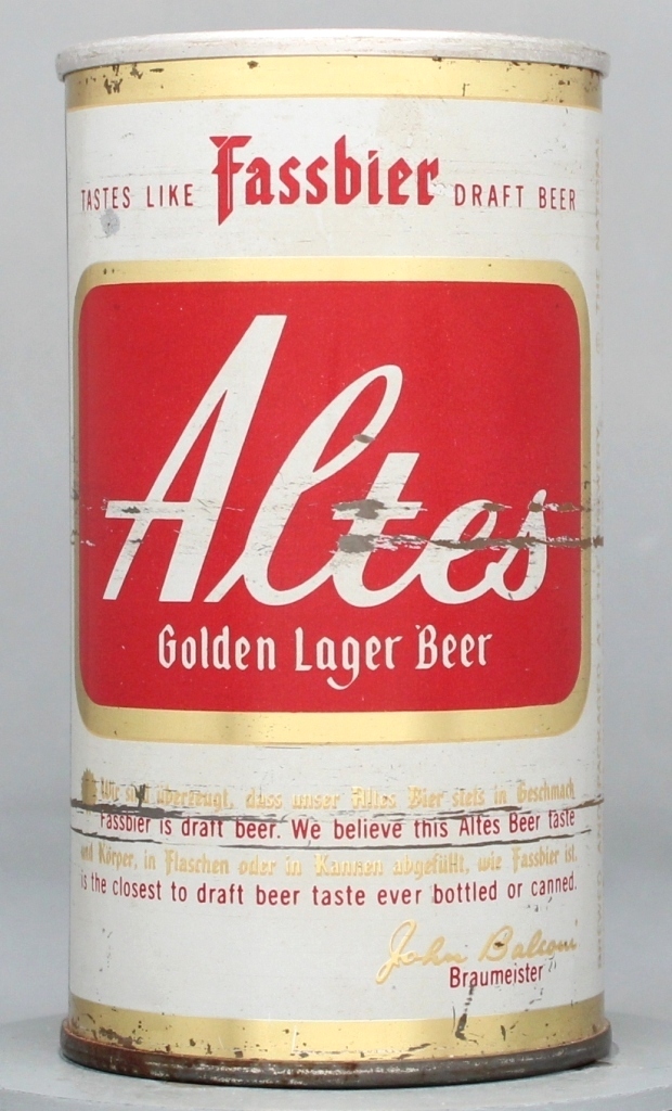 Altes Golden Lager Beer 12 Oz Tab Top Can