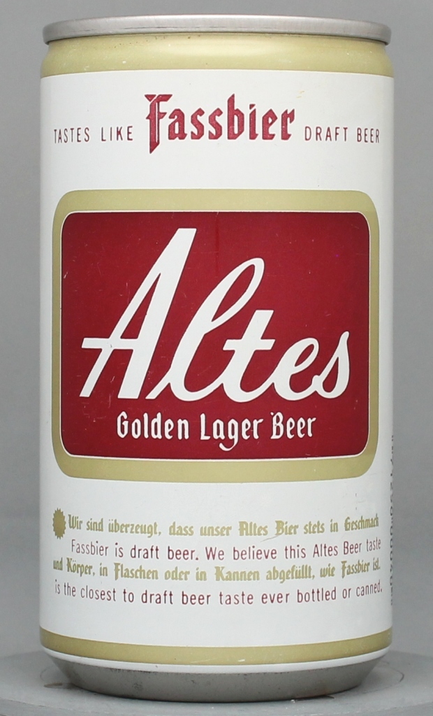 Altes Golden Lager Beer 12 Oz Tab Top Can