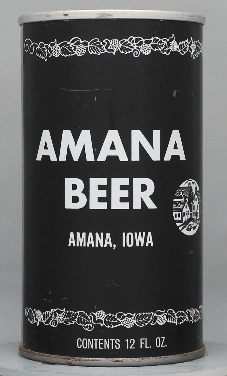 Amana Beer 12 Oz Tab Top Can