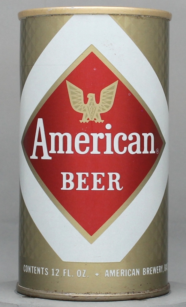 American Beer 12 Oz Tab Top Can