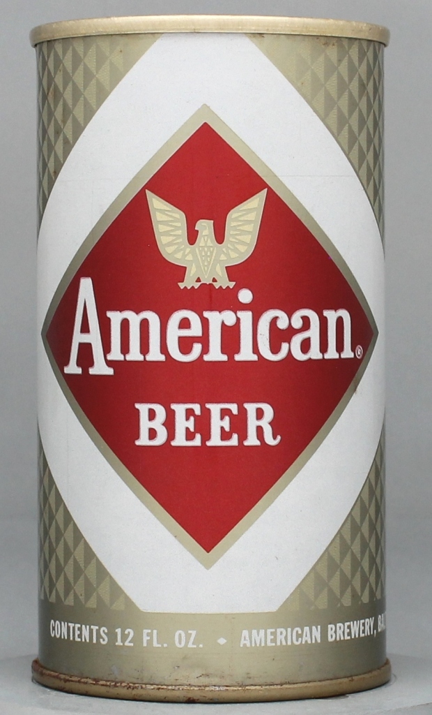 American Beer 12 Oz Tab Top Can