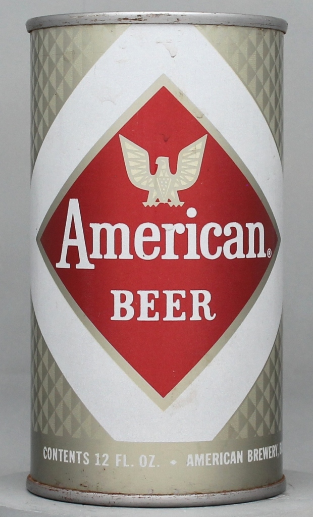 American Beer 12 Oz Tab Top Can