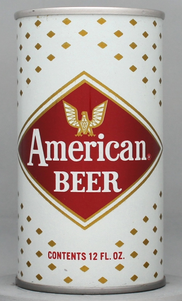 American Beer 12 Oz Tab Top Can