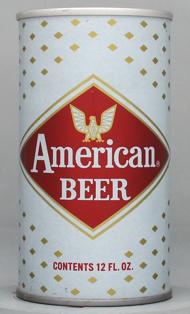 American Beer 12 Oz Tab Top Can