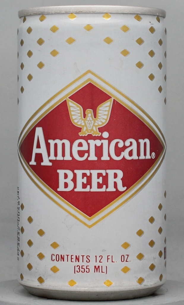 American Beer 12 Oz Tab Top Can