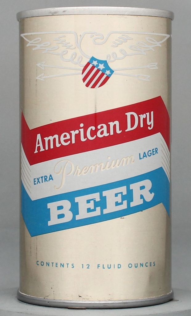 American Dry Extra Premium Lager Beer 12 Oz Tab Top Can