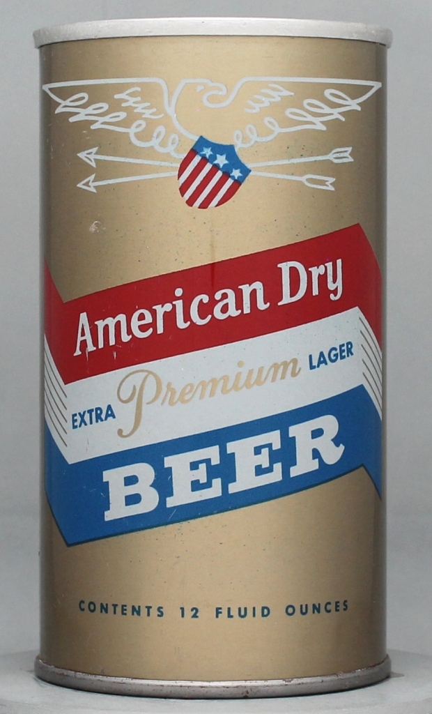 American Dry Premium Beer 12 Oz Tab Top Can