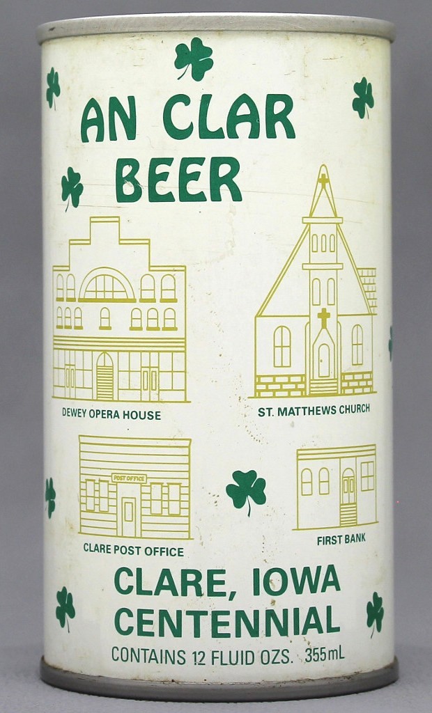 An Clar Beer 12 Oz Tab Top Can