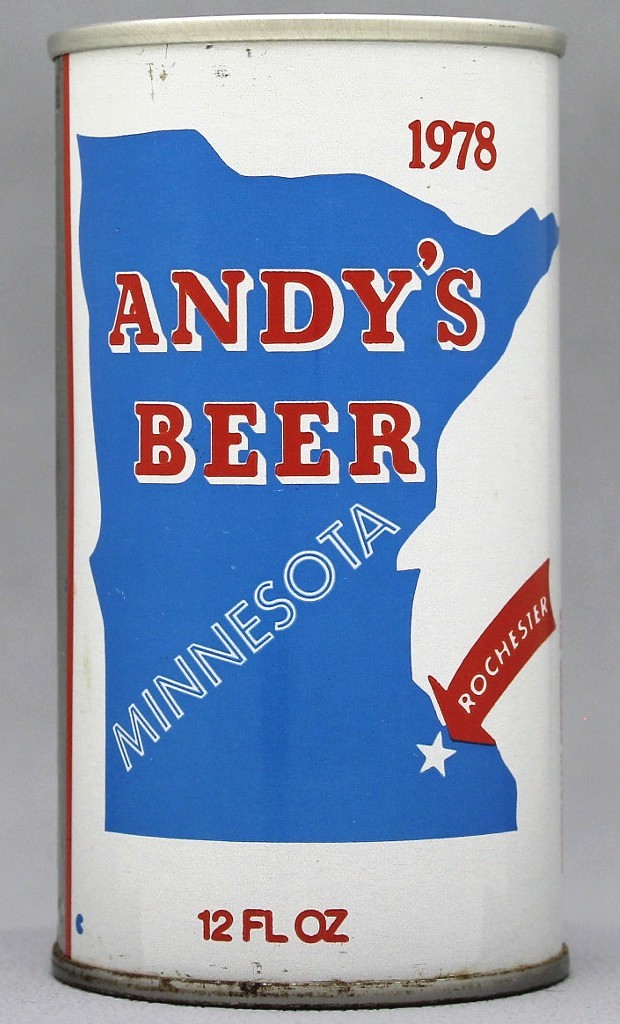 Andy's Beer 12 Oz Tab Top Can