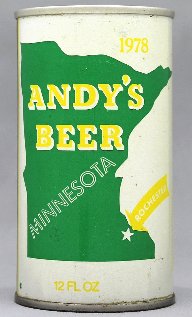 Andy's Beer 12 Oz Tab Top Can