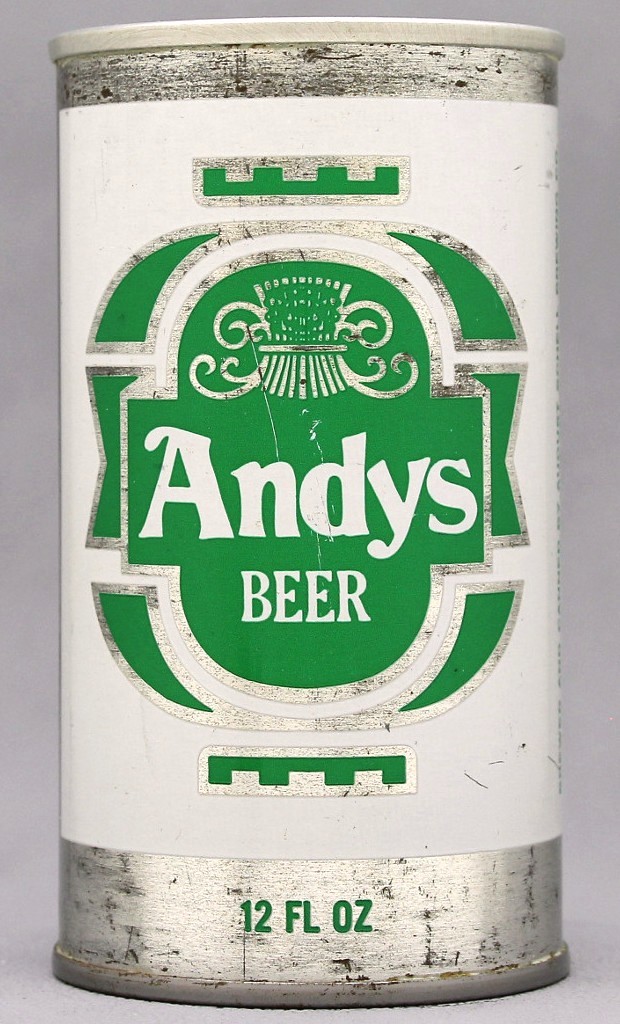 Andy's Beer 12 Oz Tab Top Can