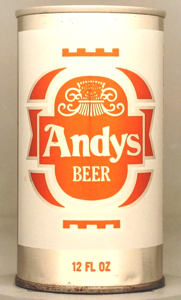 Andy's Beer 12 Oz Tab Top Can