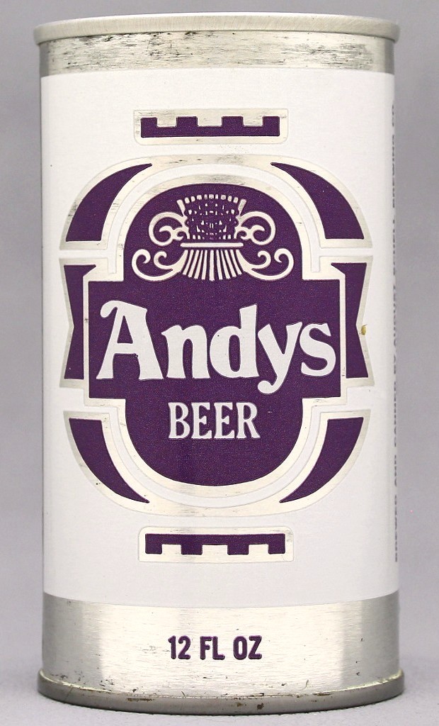Andy's Beer 12 Oz Tab Top Can