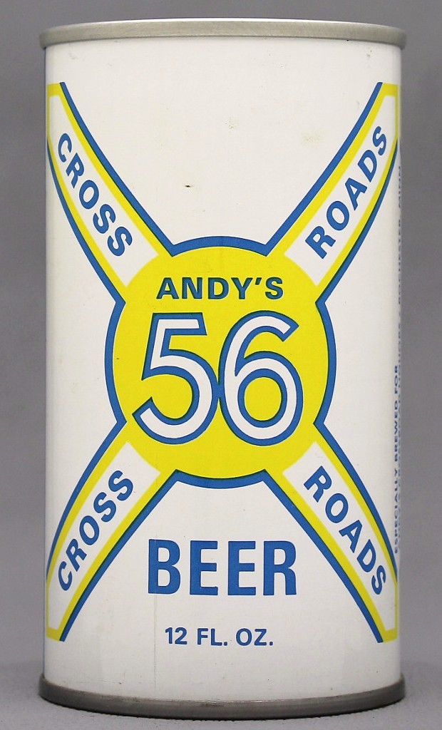 Andy's Crossroads Beer 12 Oz Tab Top Can