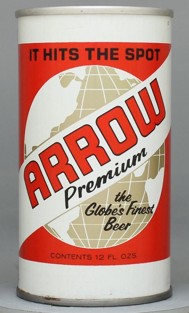 Arrow 77 The Globe's Finest Beer 12 Oz Tab Top Can