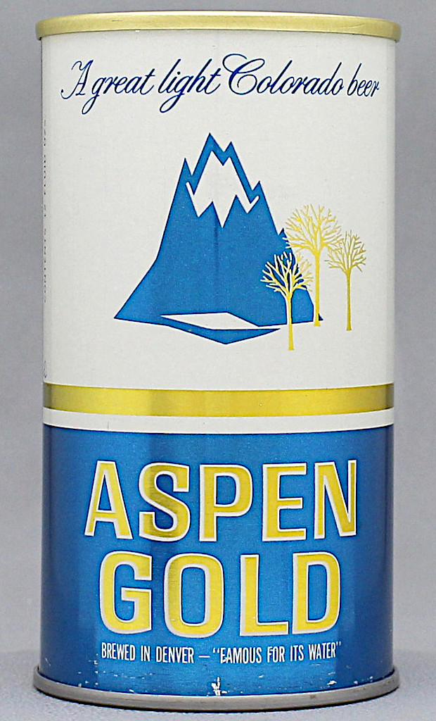 Aspen Gold Beer 12 Oz Tab Top Can