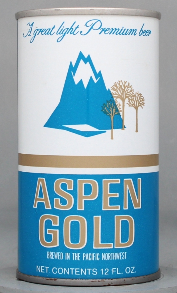 Aspen Gold Beer 12 Oz Tab Top Can