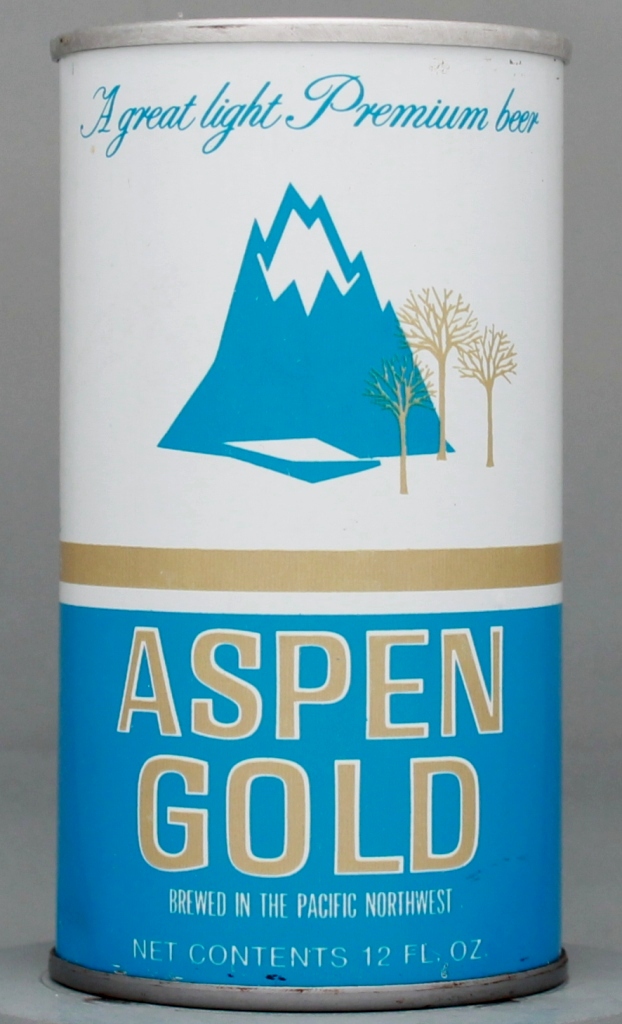 Aspen Gold Beer 12 Oz Tab Top Can