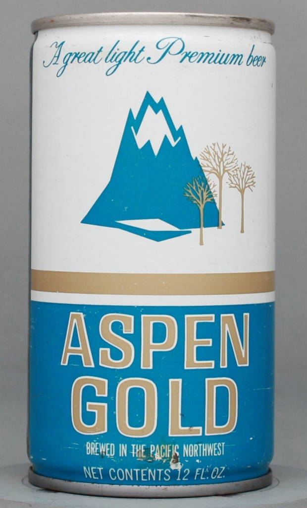 Aspen Gold Beer 12 Oz Tab Top Can