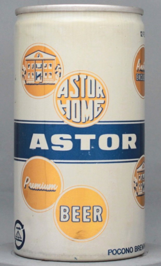 Astor Home Premium Beer 12 Oz Tab Top Can
