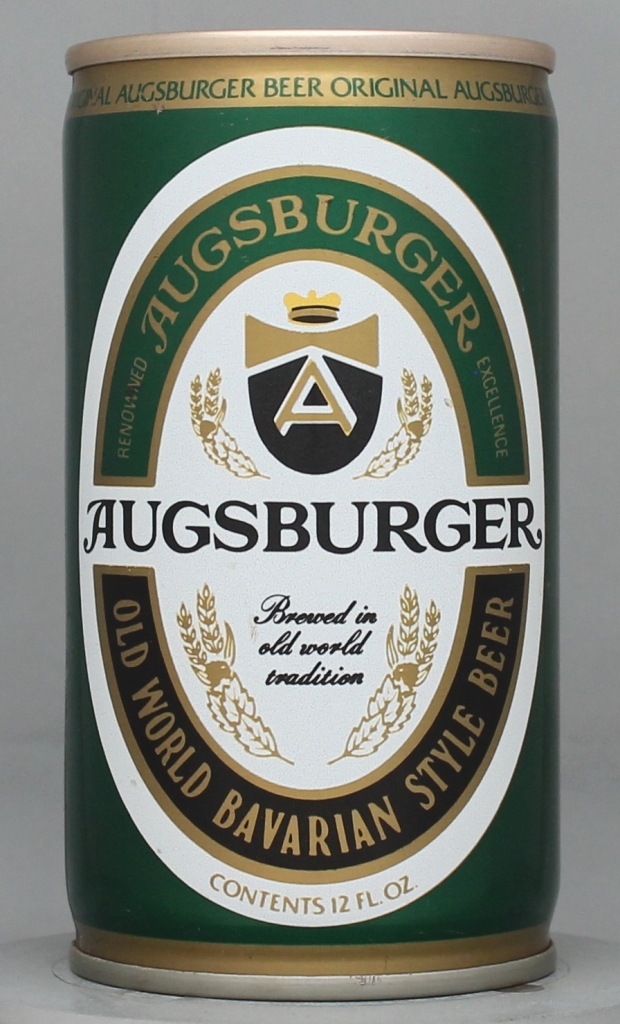 Augsburger Old World Beer 12 Oz Tab Top Can