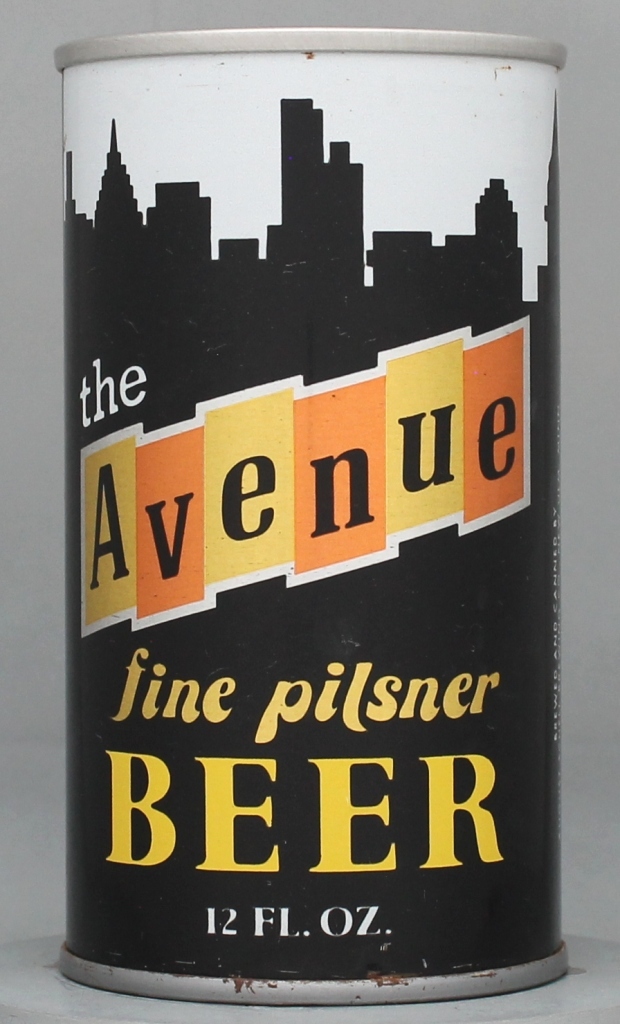 Avenue Fine Pilsner Beer 12 Oz Tab Top Can