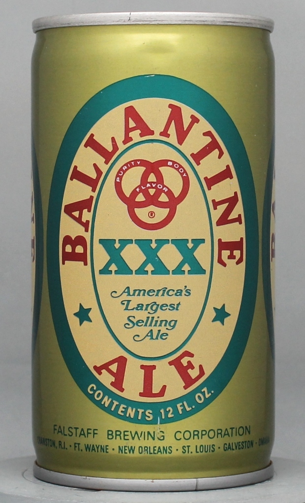 Ballantine XXX Ale 12 Oz Tab Top Can