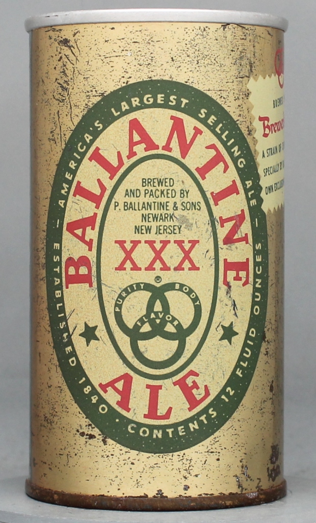 Ballantine XXX Ale 12 Oz Zip Top Can