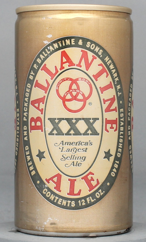 Ballantine XXX Ale 12 Oz Tab Top Can