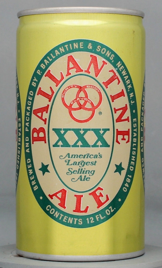 Ballantine Xxx Missing Data 12 Oz Tab Top Can