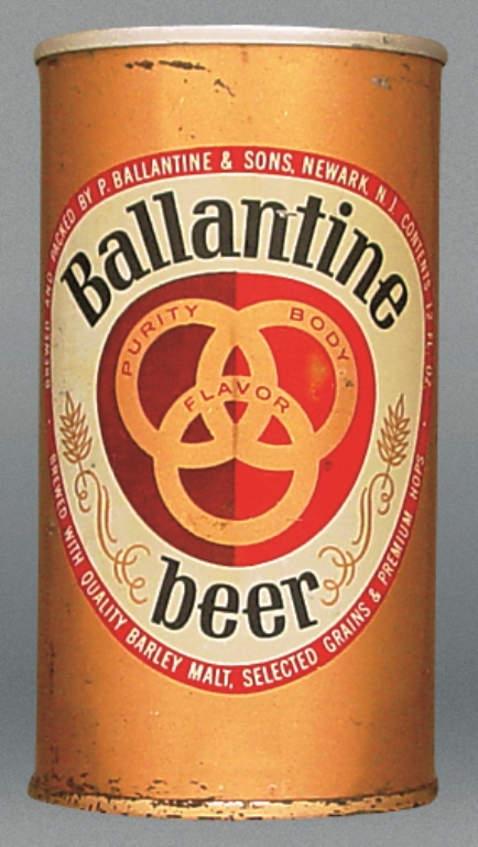 Ballantine Beer 12 Oz Tab Top Can