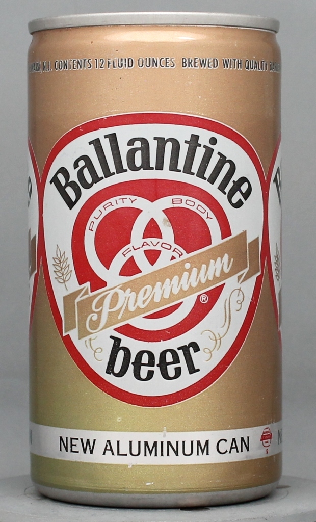 Ballantine Premium Beer 12 Oz Tab Top Can